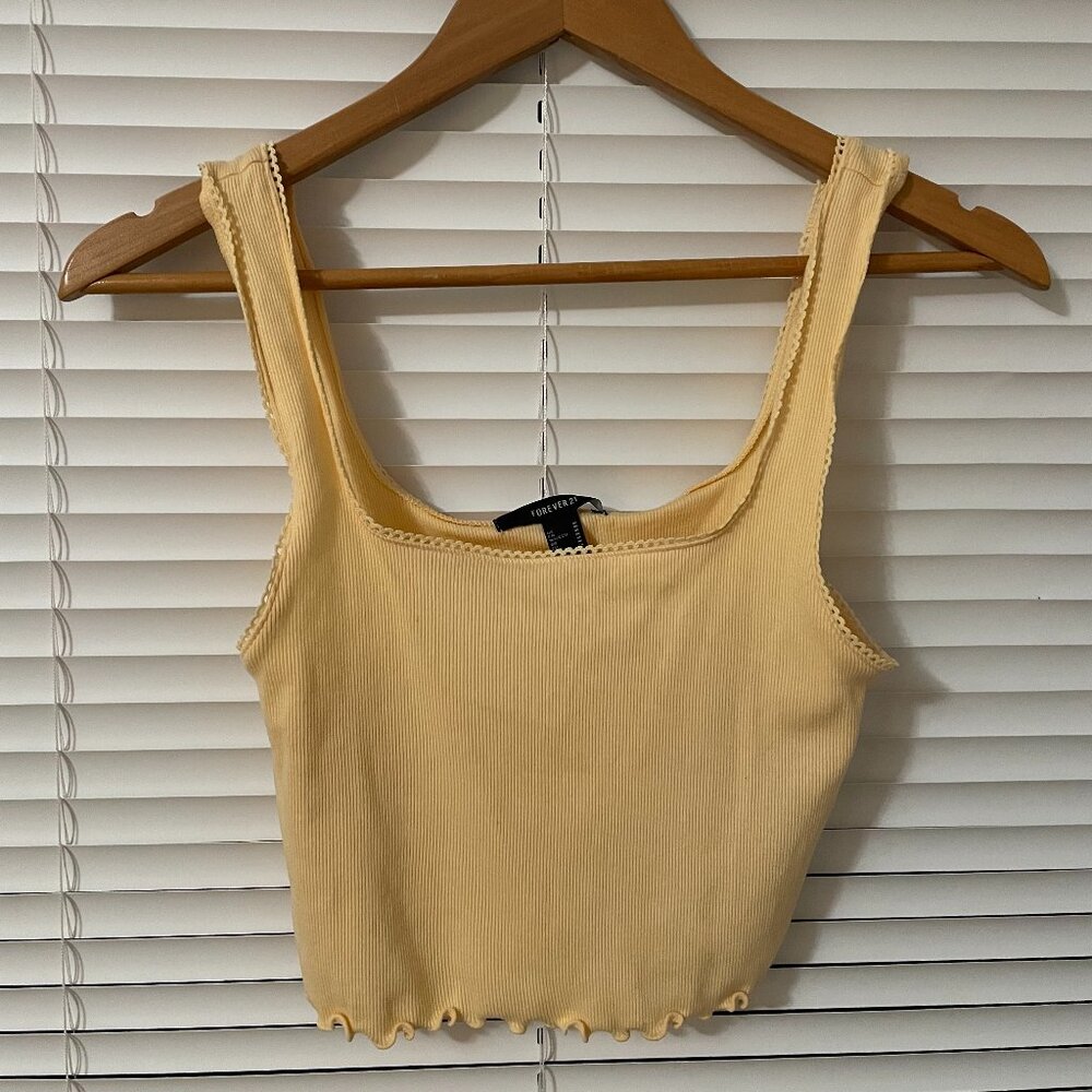 Yellow Crop Top